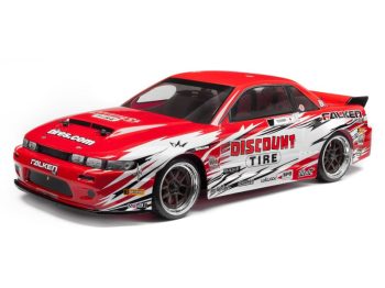 HPI 113082 - NISSAN S13 / DISCOUNT TIRE PAINTED BODY (140MM)
